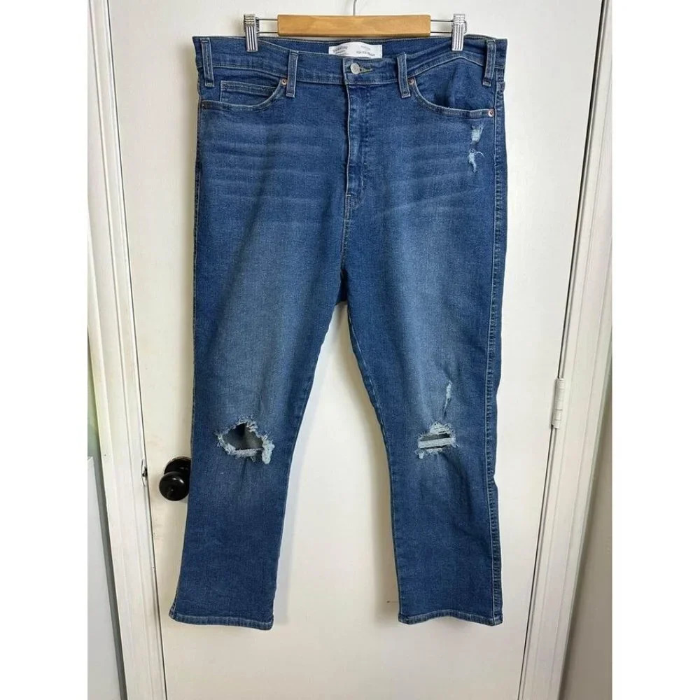 Levi’s Distressed Straight Leg Jeans – Size 18, 34W #0305